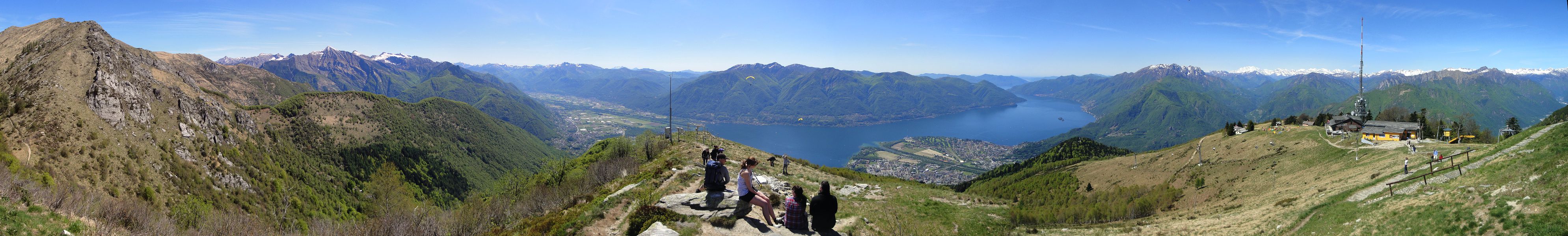 Cimetta oberhalb Locarno