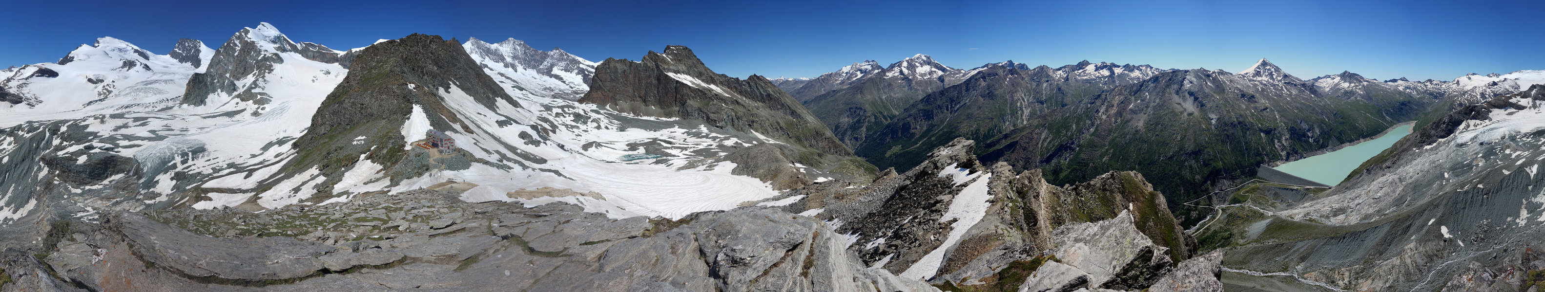 Klein Allalin bei Britanniahütte oberhlab Saas-Fee