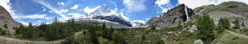 Arbenfall hinter Zermatt