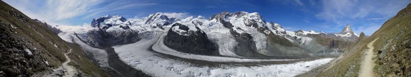 Über Gornergletscher